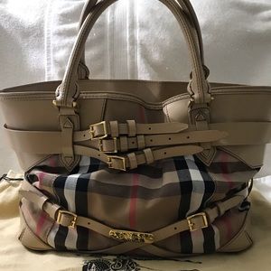 Authentic Burberry Bridle Tote Bag